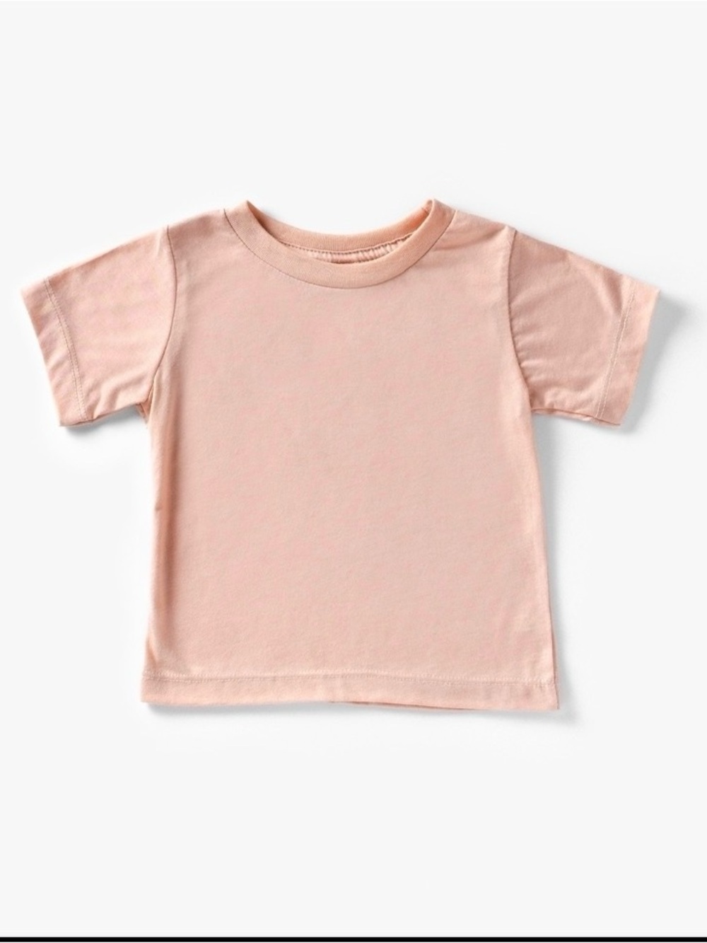 Lot of 8 Bella Canvas Triblend Kids Short Sleeve Tee in Peach size 5T